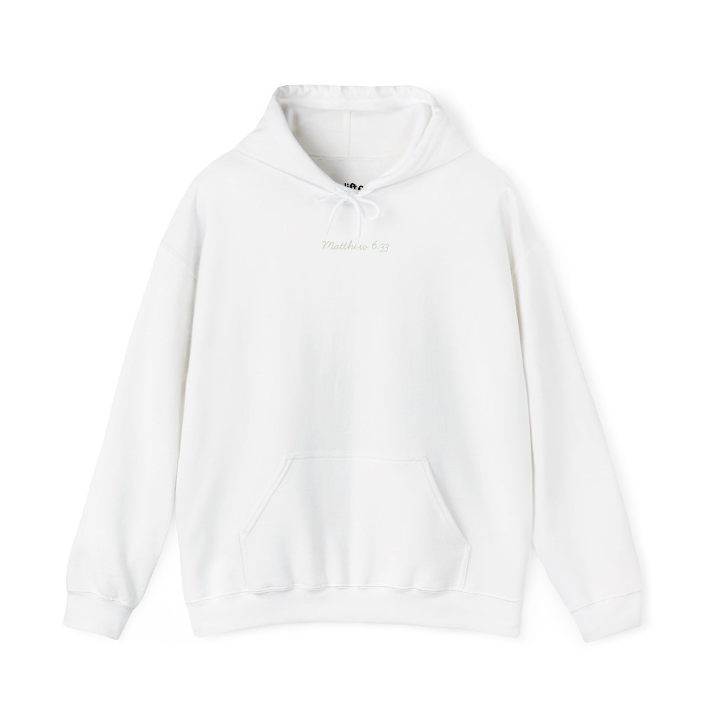 Seek the Kingdom Hoodie, White Front