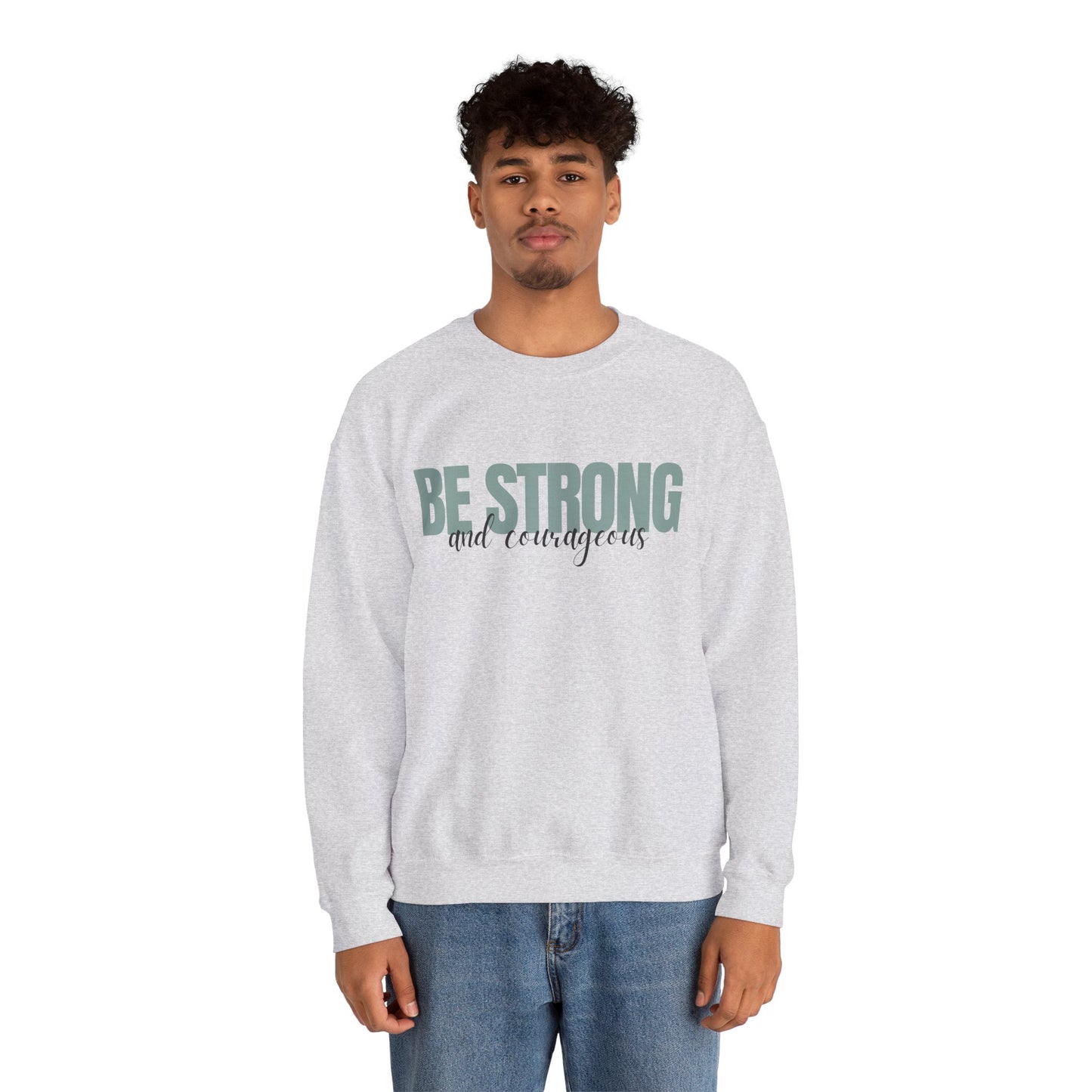 Strong and Courageous Crewneck, Context Ash Front