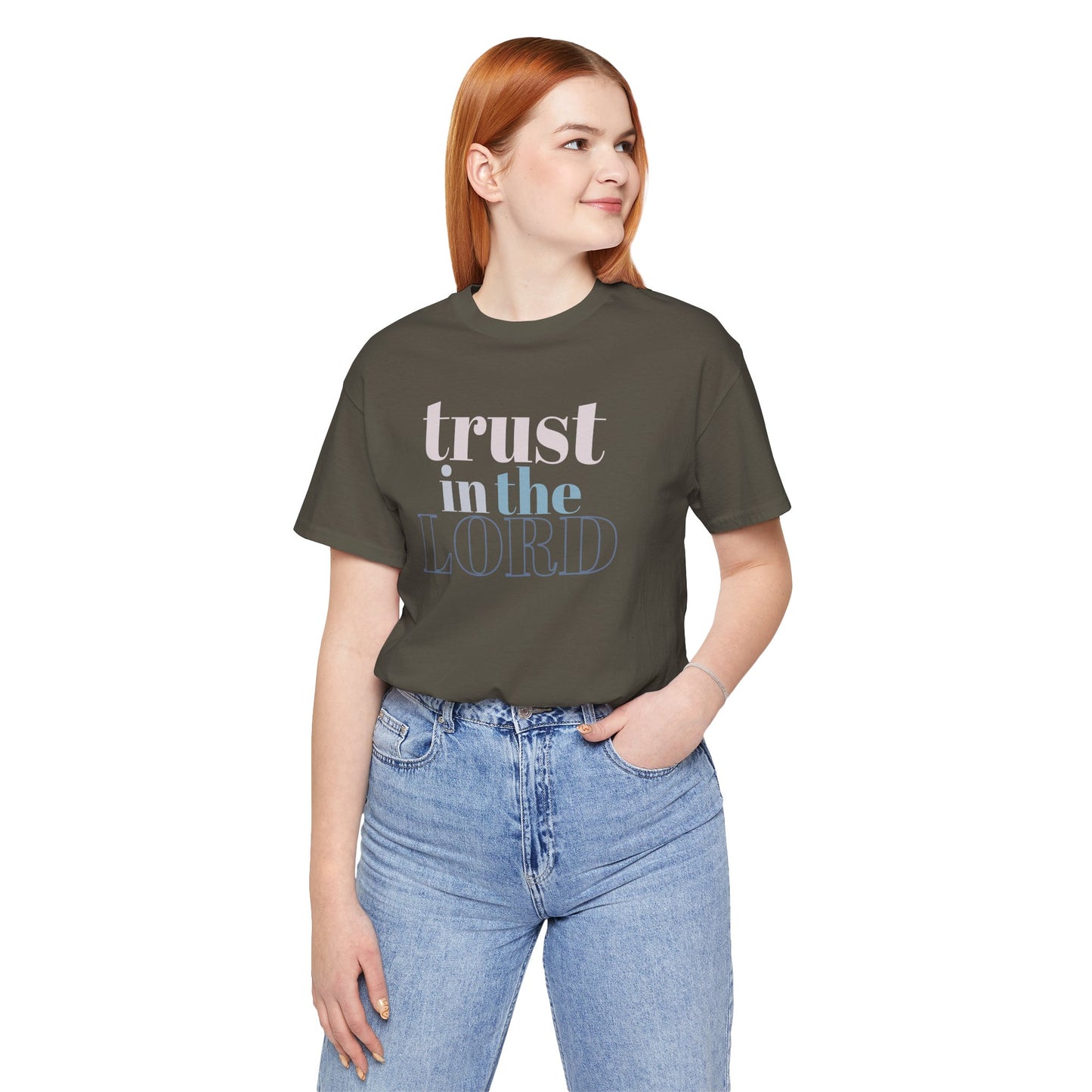 Trust the Lord Christian T-Shirt, Lifestyle Army Front