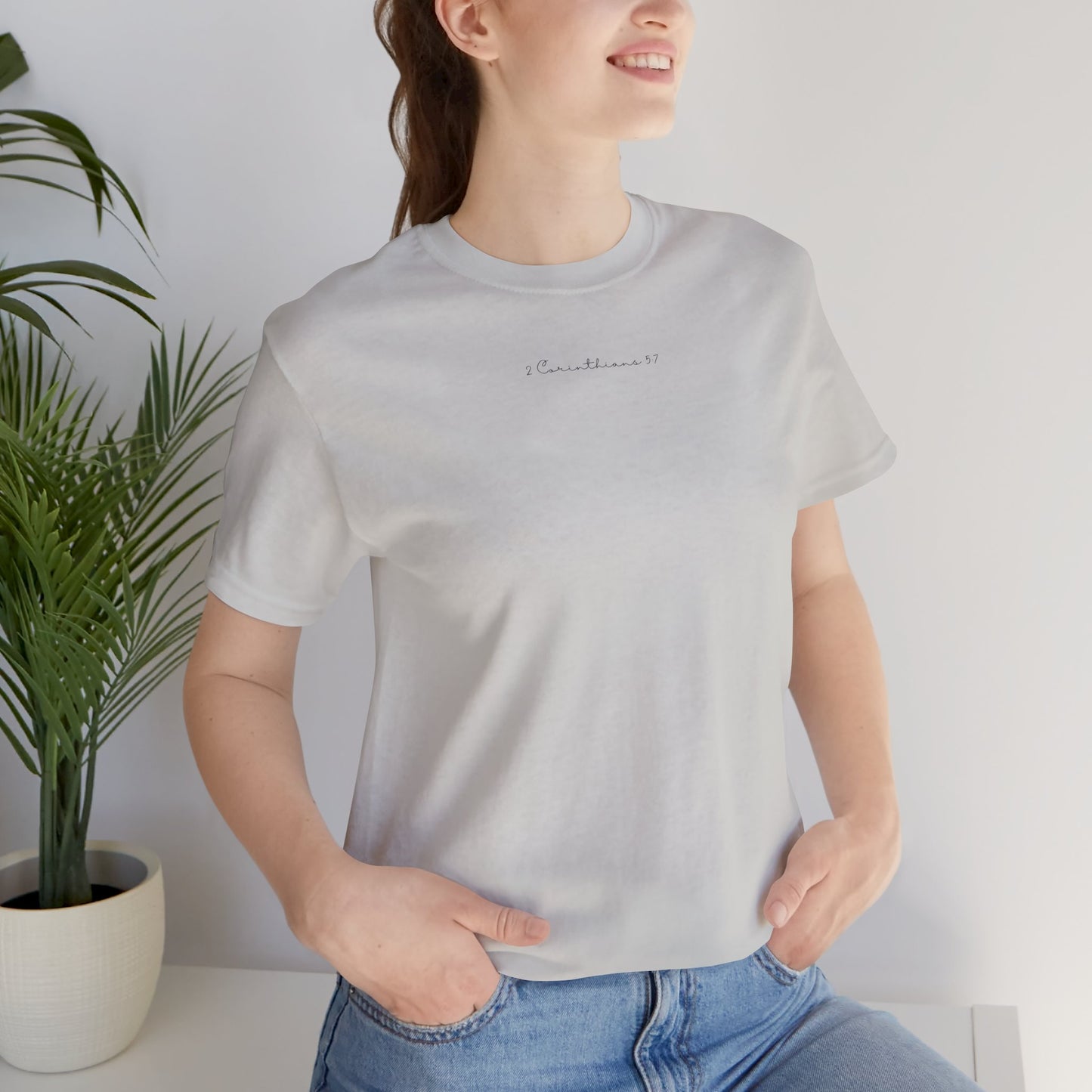 Walk by Faith Christian T-Shirt, Lifestyle Silver Front