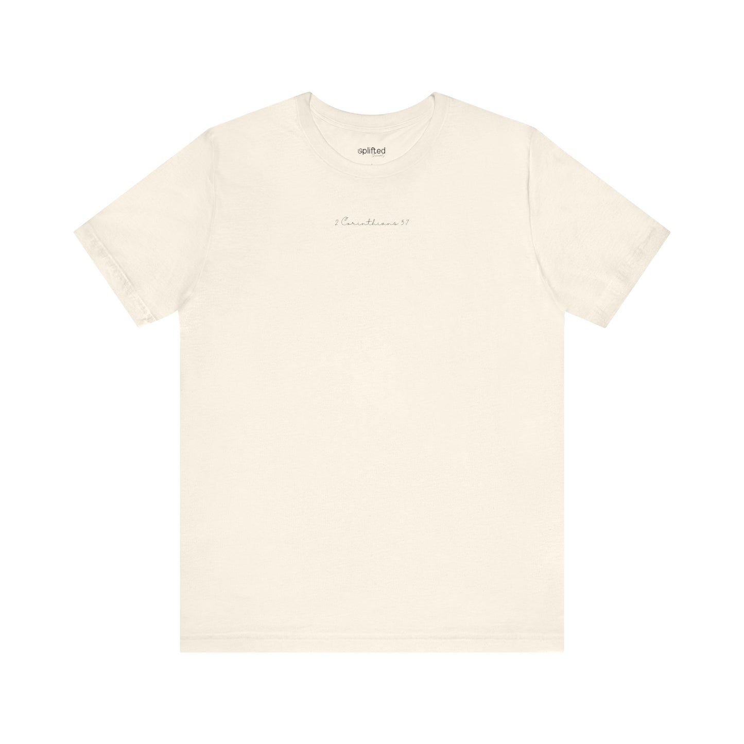 Walk by Faith Christian T-Shirt, Natural Front