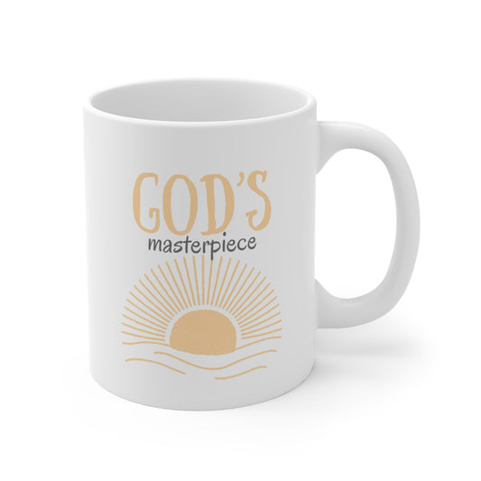 God's Masterpiece Ceramic Mug, Front