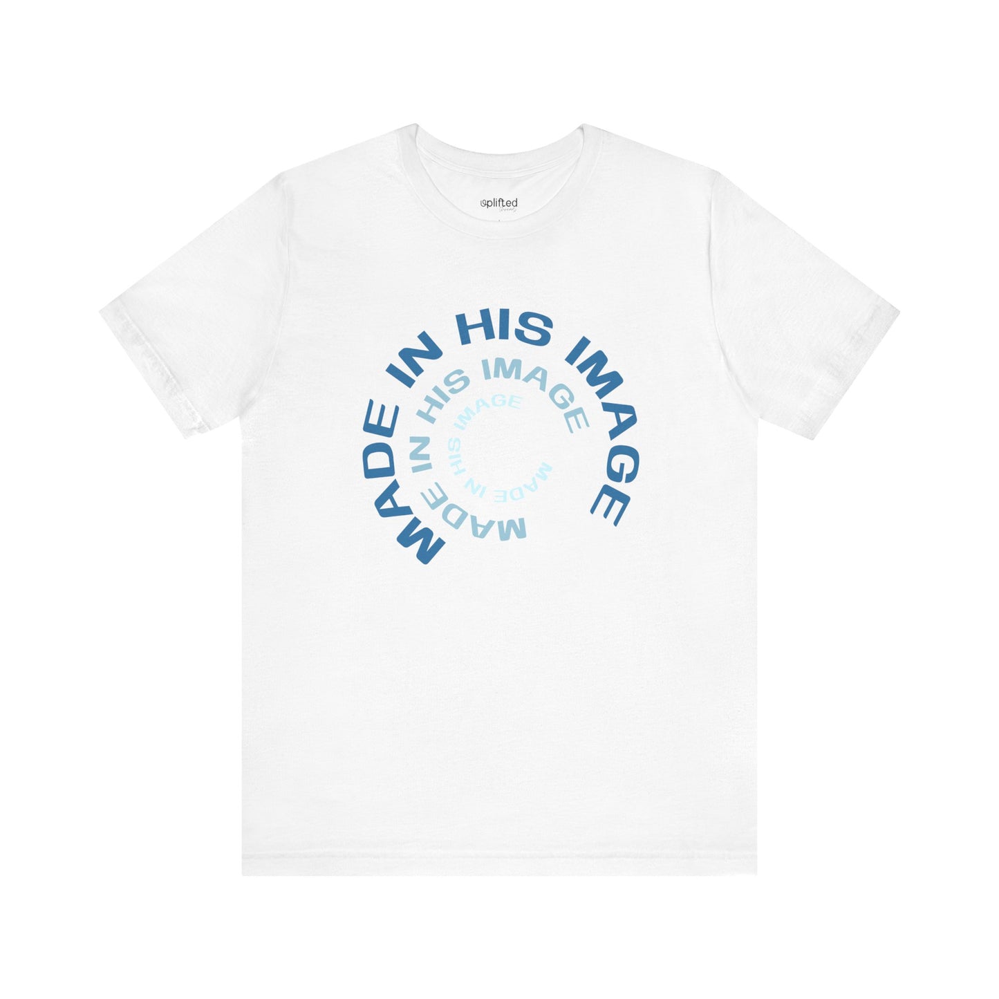 His Image Christian T-Shirt, White Front