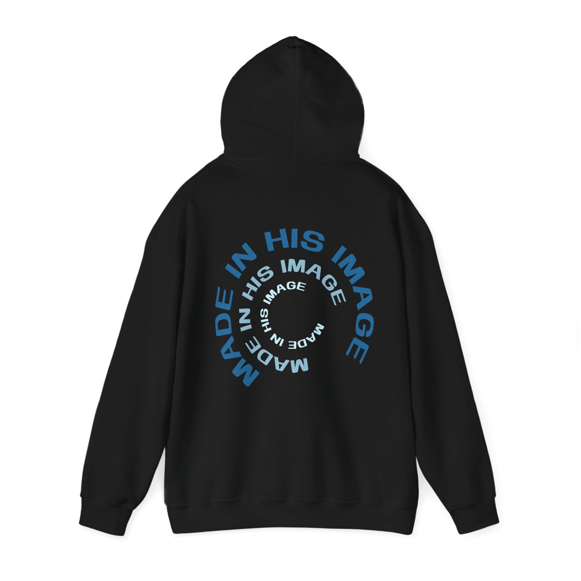 Made in His Image Hoodie, Black Back