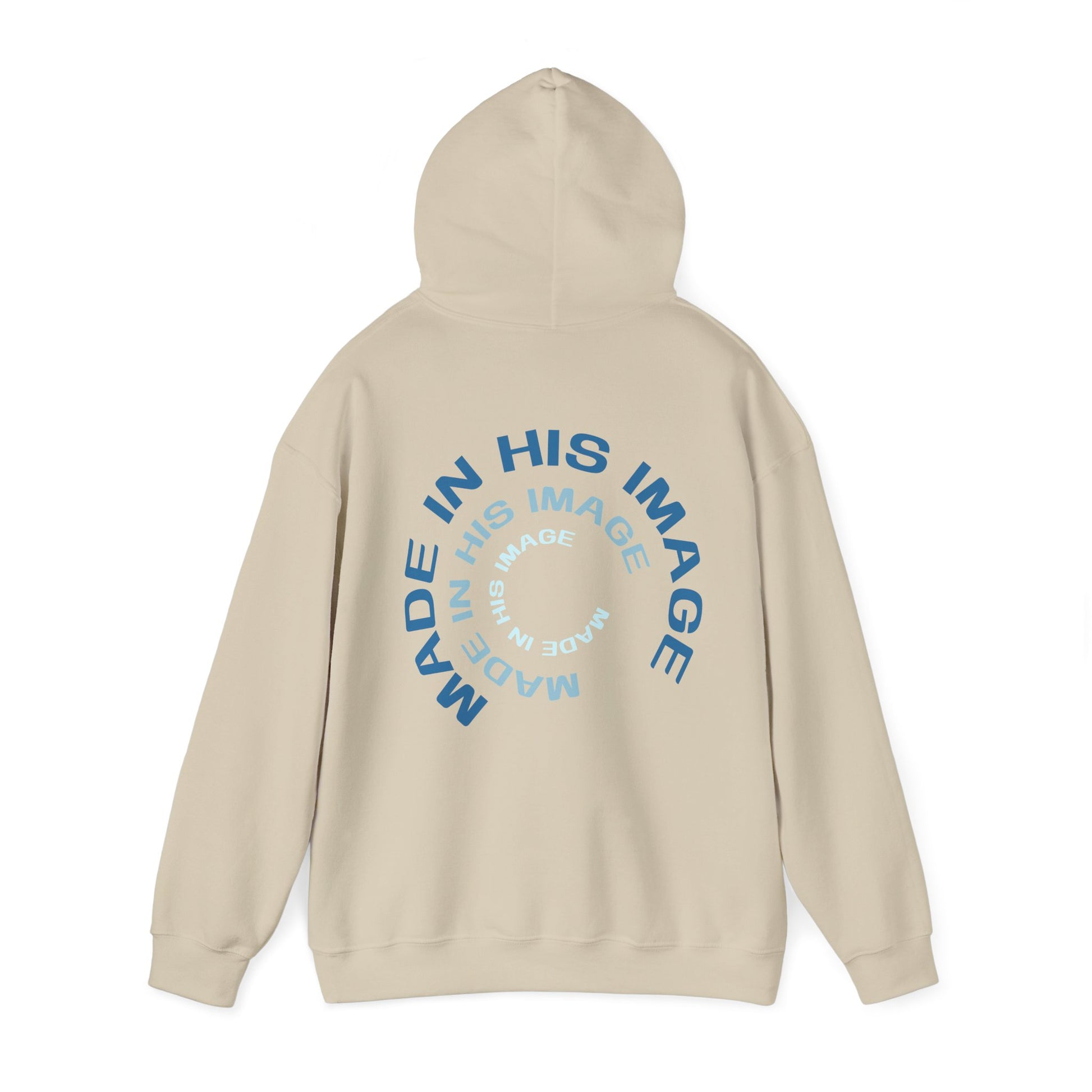 Made in His Image Hoodie, Sand Back