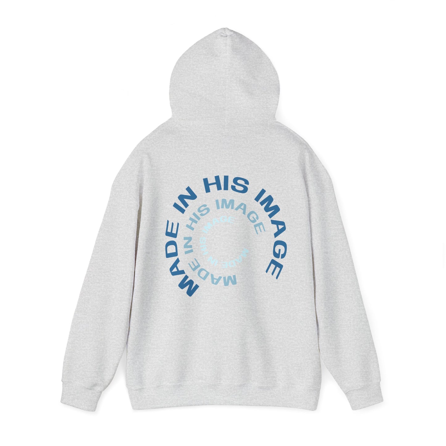 Made in His Image Hoodie, Ash Back