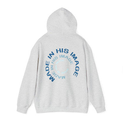 Made in His Image Hoodie, Ash Back