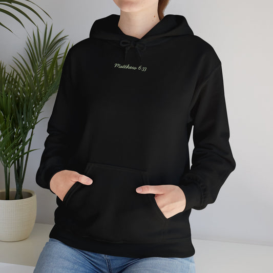 Seek the Kingdom Hoodie, Lifestyle Black Front