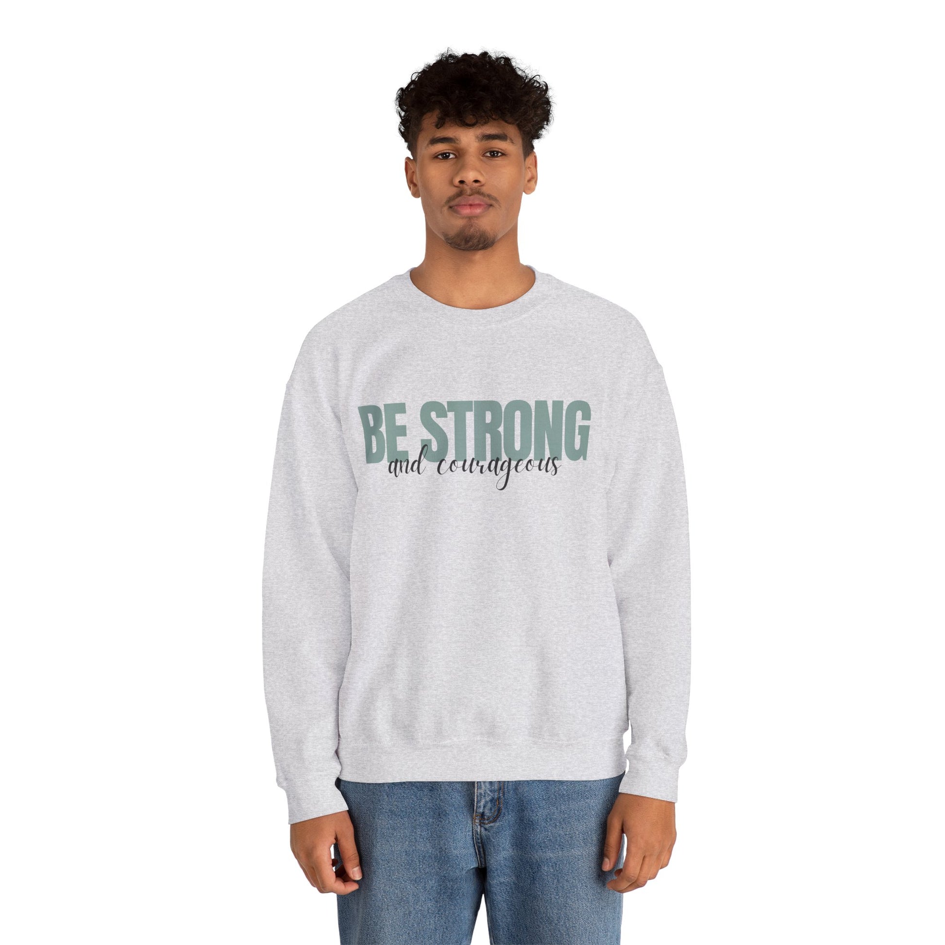 Strong and Courageous Crewneck, Context Ash Front