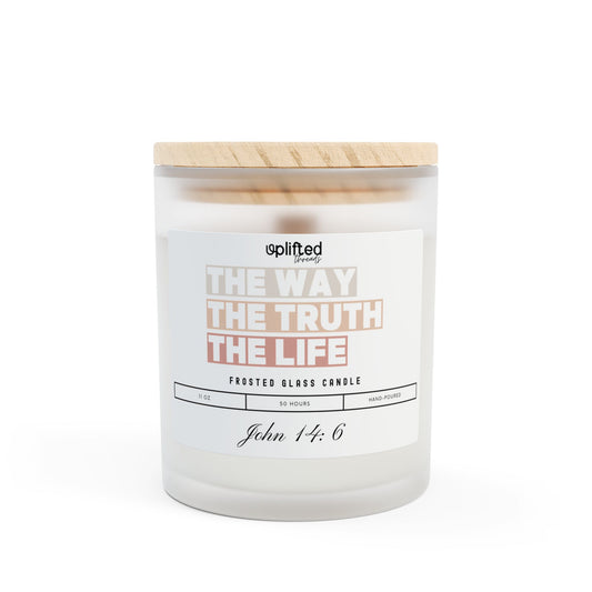 The Way Christian Candle, Front