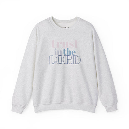 Trust the Lord Crewneck, Ash Front