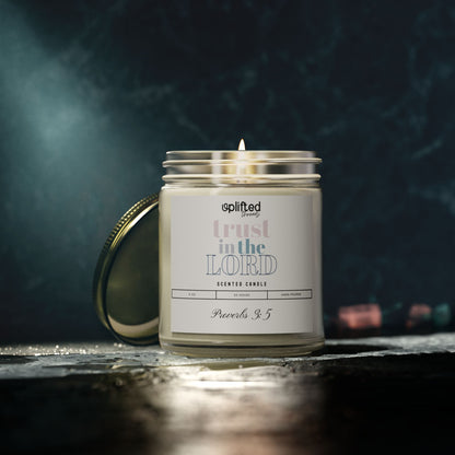 Trust the Lord Scented Candle, Lifestyle Front