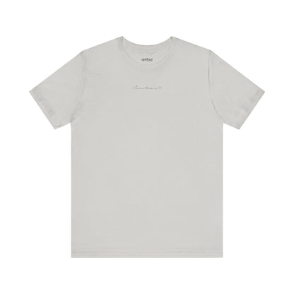 Walk by Faith Christian T-Shirt, Silver Front