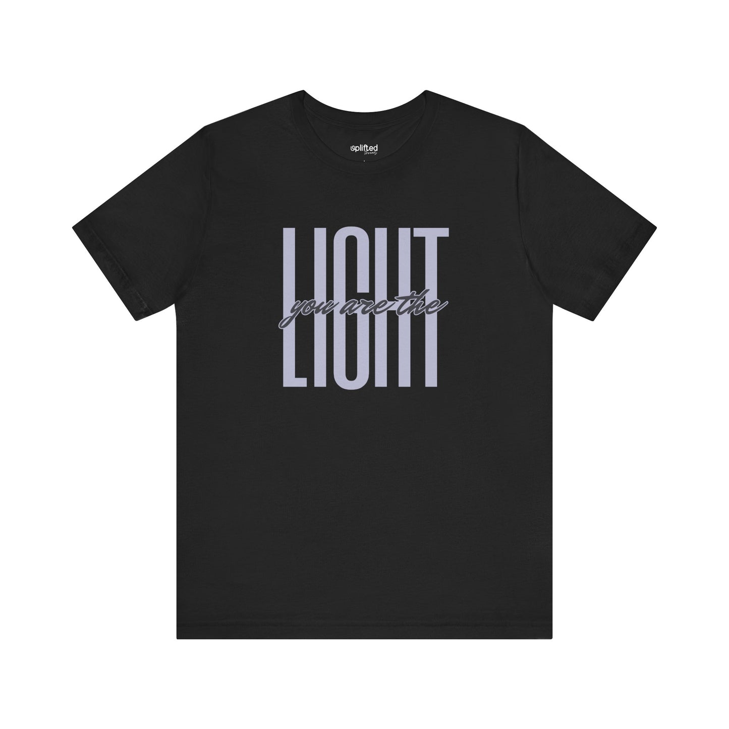 You Are the Light Christian T-Shirt, Black Front