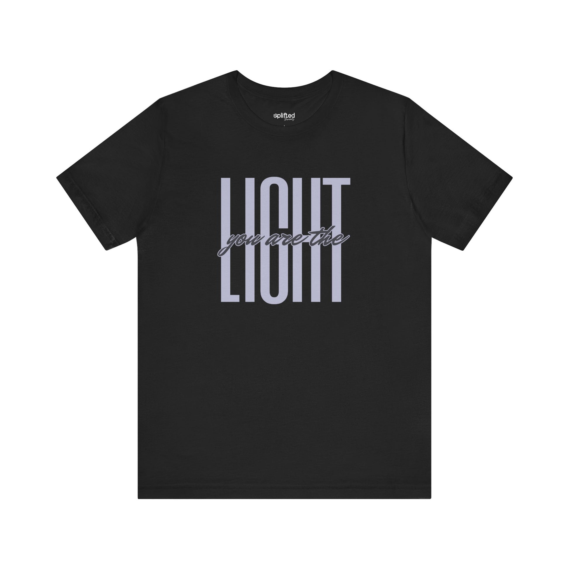 You Are the Light Christian T-Shirt, Black Front