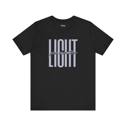 You Are the Light Christian T-Shirt, Black Front