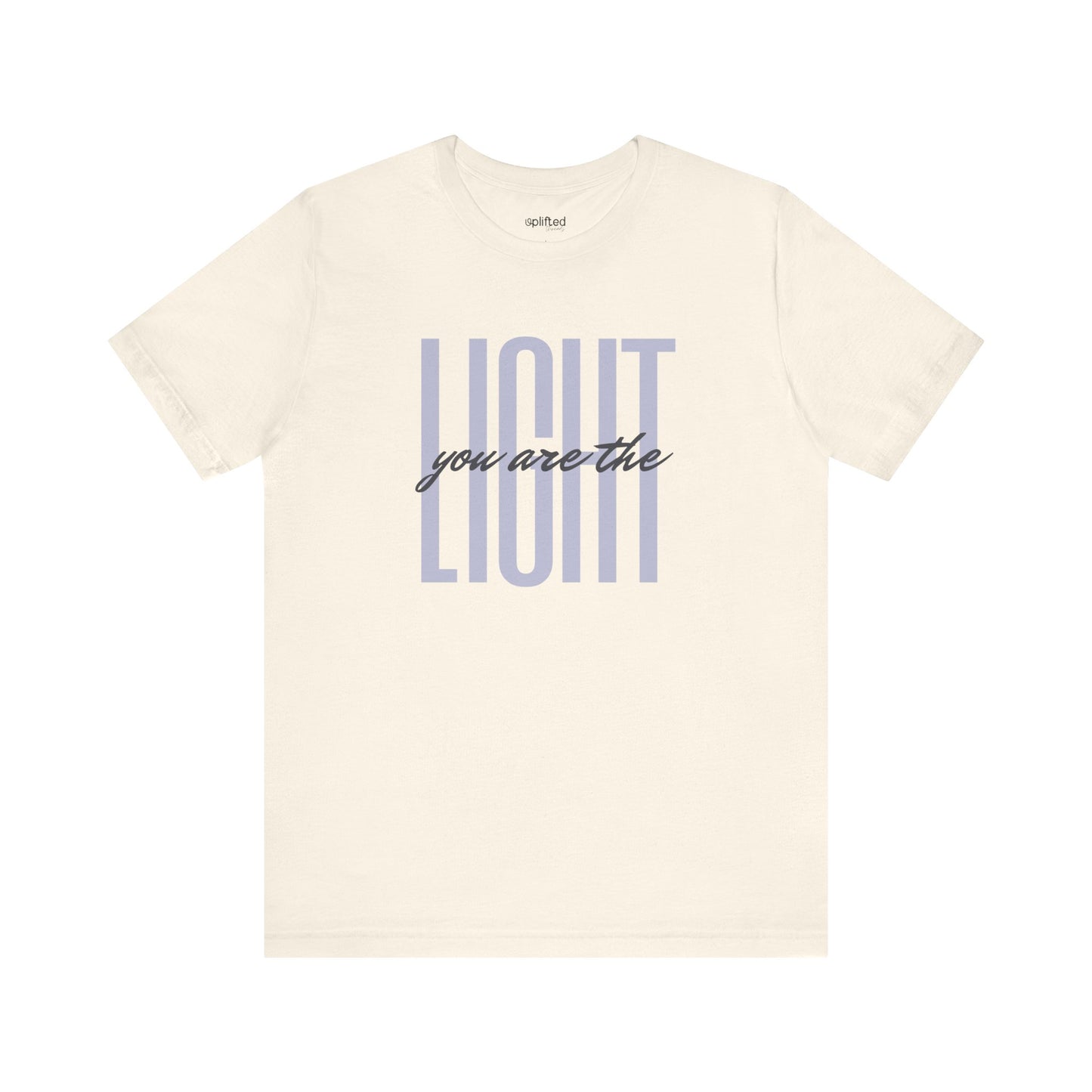 You Are the Light Christian T-Shirt, Natural Front