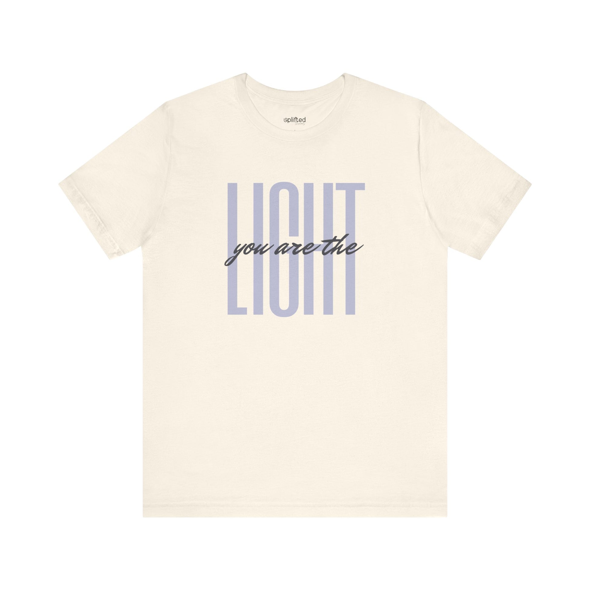 You Are the Light Christian T-Shirt, Natural Front