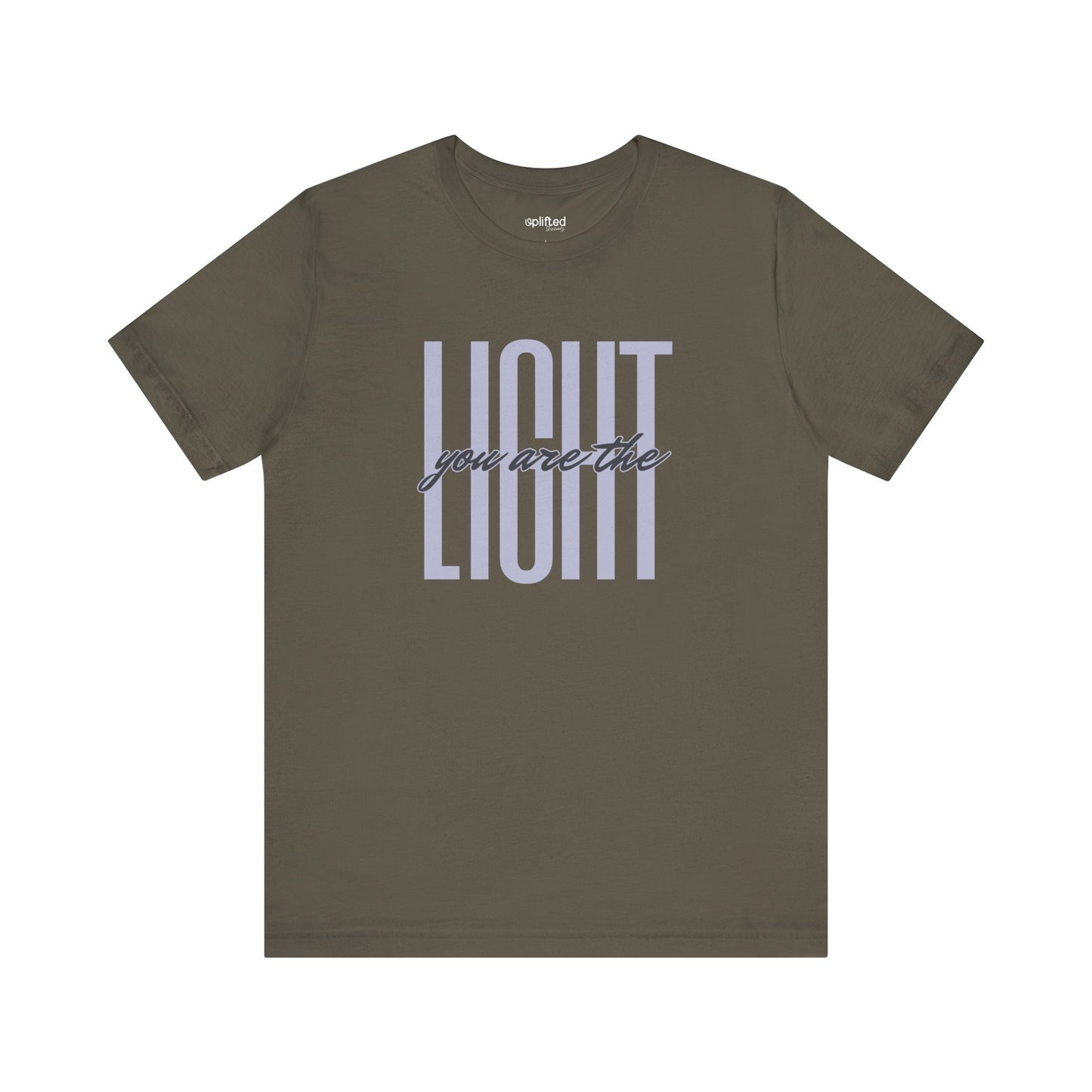 You Are the Light Christian T-Shirt, Army Front