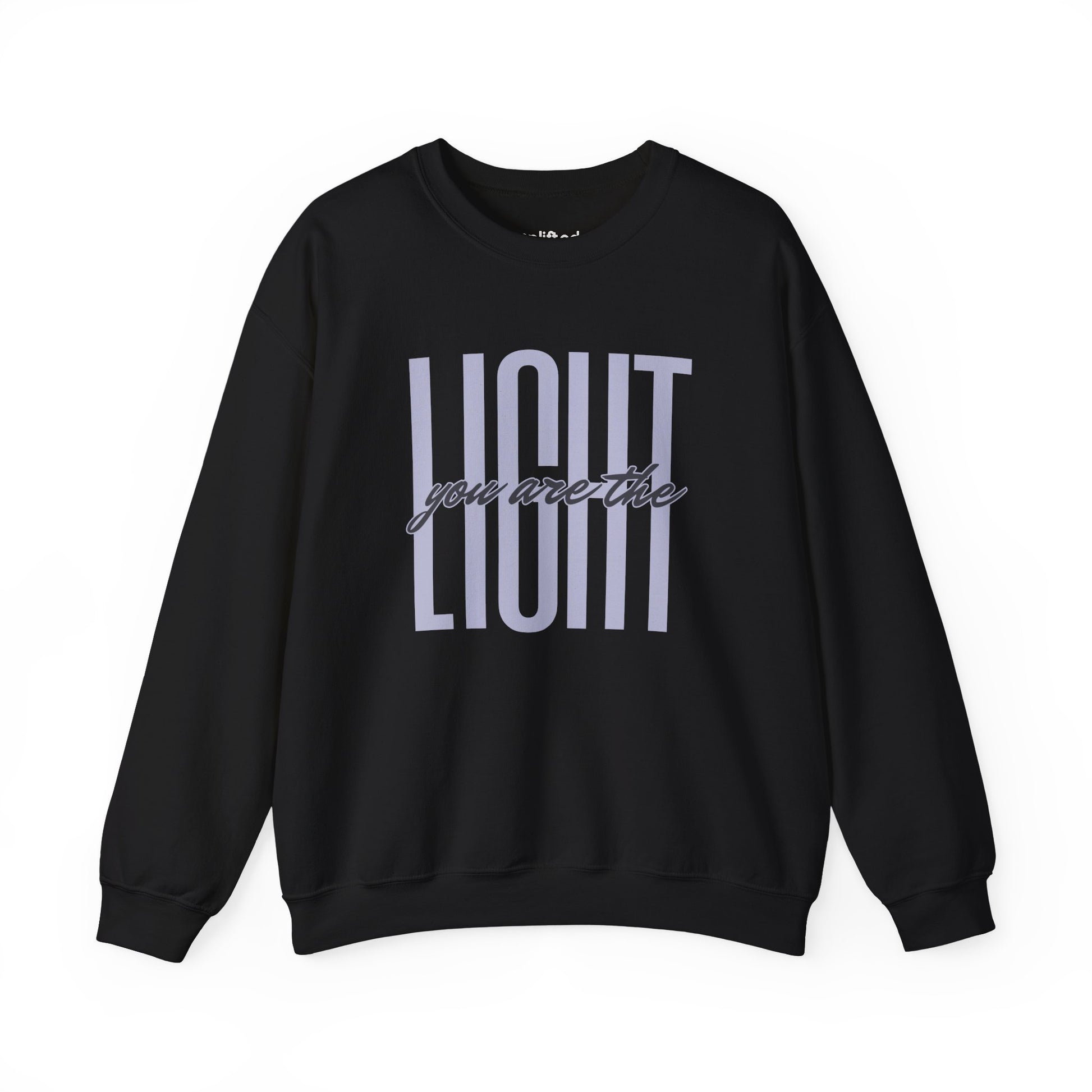 You Are the Light Crewneck, Black Front