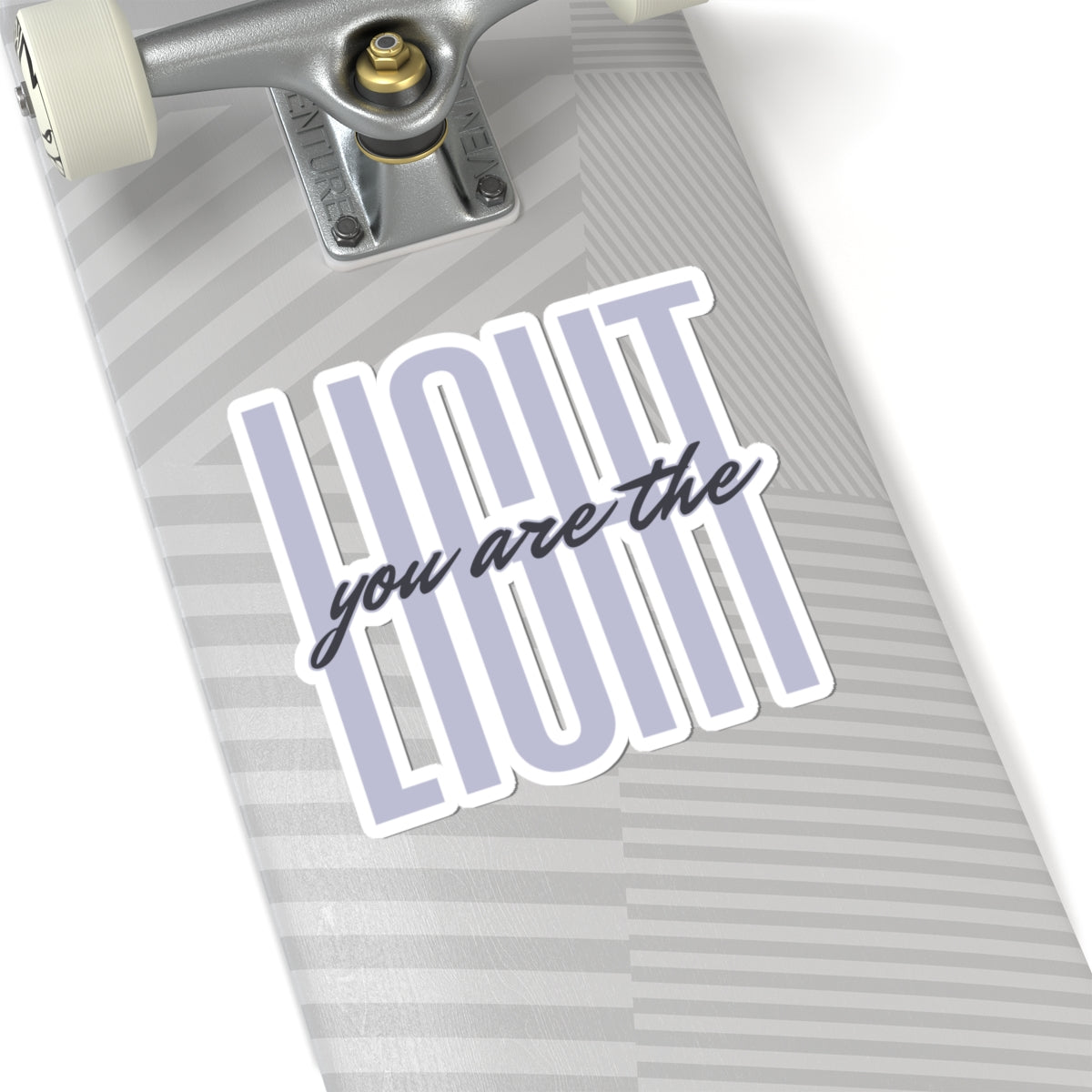 You Are the Light Vinyl Sticker, Skateboard Front